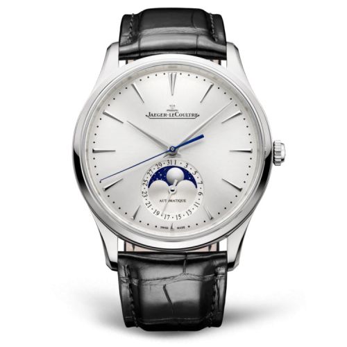 Master Ultra Thin Moon Stainless Steel / Silver / Alligator