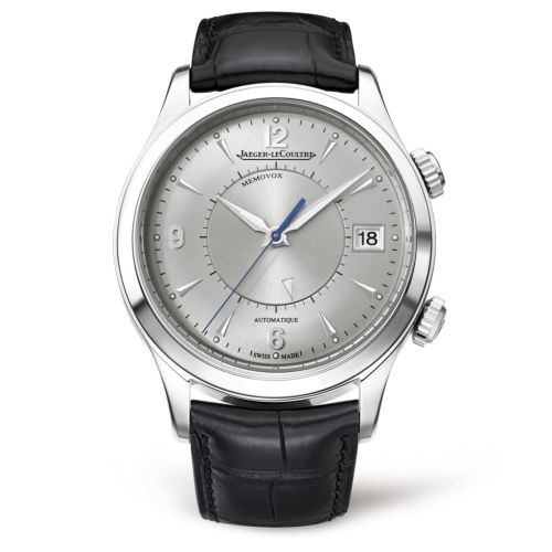 Master Memovox Stainless Steel / Silver / Alligator