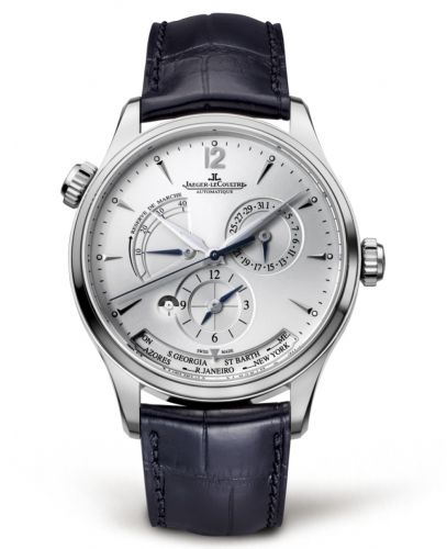 Master Geographic Stainless Steel / Silver / Alligator
