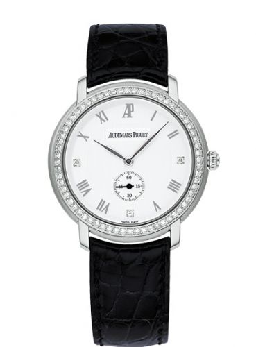 Jules Audemars Small Seconds White Gold / Diamond / Silver d'Occasion