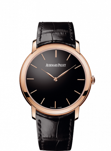 Jules Audemars 15180 Extra-Thin Pink Gold / Black d'Occasion