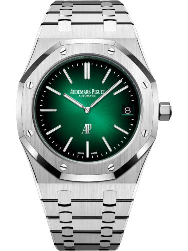 Royal Oak Extra-Thin Platinum / Green