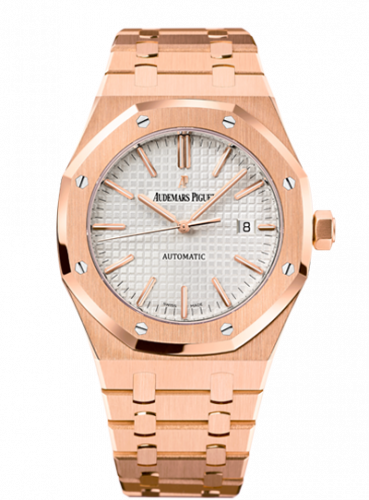 Royal Oak 15400 Pink Gold / Silver