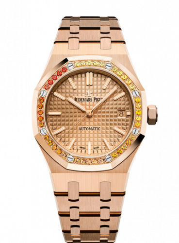 Royal Oak 15451 Selfwinding Pink Gold / Pink / Sapphire