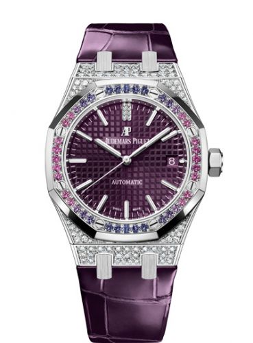 Royal Oak Selfwinding 37 White Gold / Sapphire / Purple