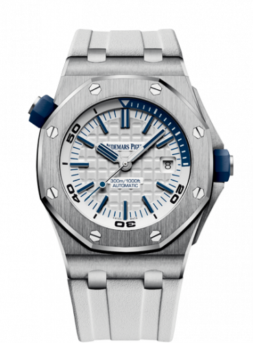 Royal Oak Offshore Diver Stainless Steel / White
