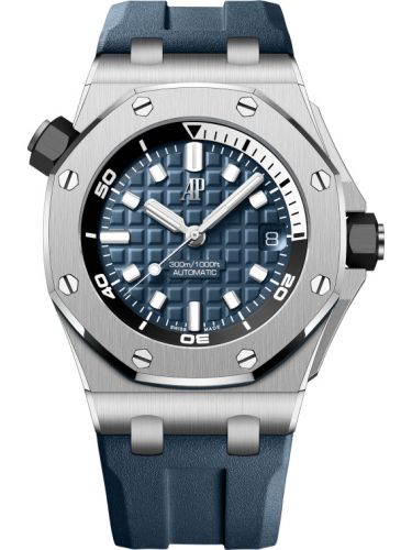 Royal Oak Offshore Diver Stainless Steel / Blue