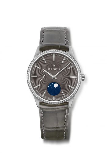 Elite Moon Phase 36 Stainless Steel / Grey