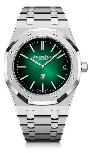 Royal Oak Extra-Thin Platinum / Green