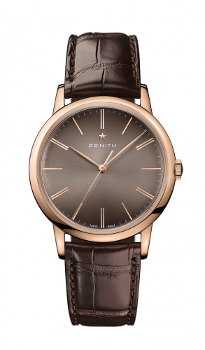 Elite Classic Rose Gold / Brown / Alligator