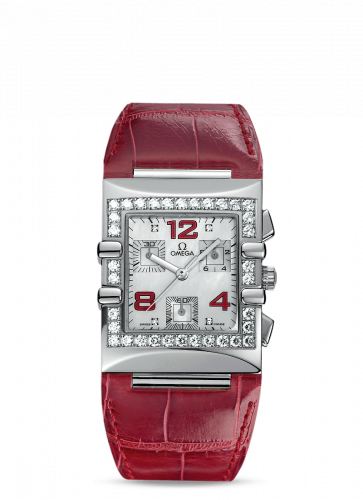Constellation Quadra Quartz 28 Chronograph Stainless Steel / Diamond / MOP/ Alligator