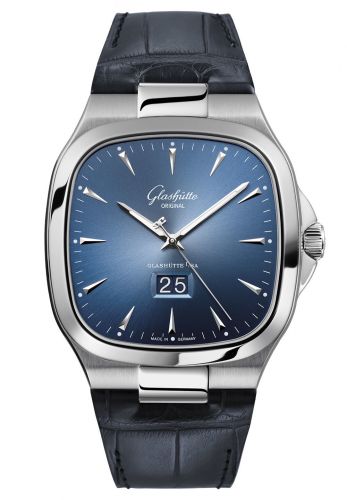 Seventies Panorama Date Blue / Alligator / Folding