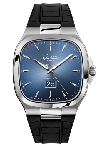 Seventies Panorama Date Blue / Rubber / Folding