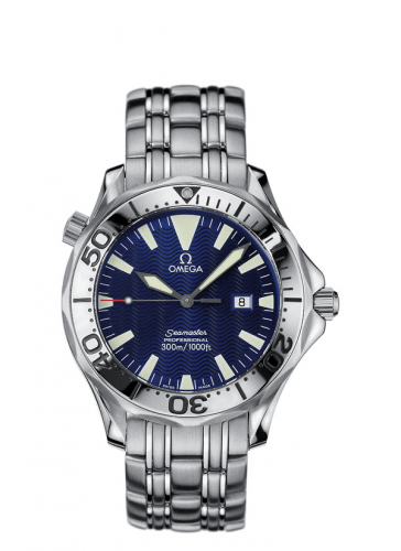 Seamaster Diver 300M Quartz 41 Stainless Steel / Electric Blue / Bracelet