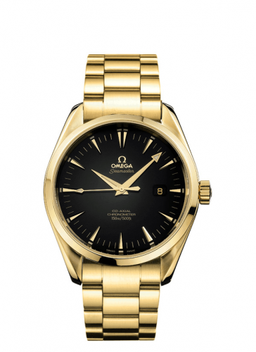 Seamaster Aqua Terra 150M Co-Axial 42.2 Yellow Gold / Black / Bracelet