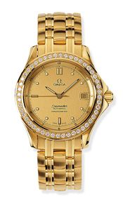 Seamaster 120M Automatic 36.25 Yellow Gold / Diamond / Champagne