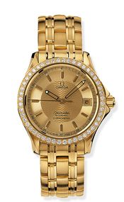 Seamaster 120M Automatic 36.25 Yellow Gold / Diamond / Champagne