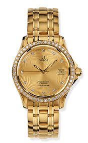 Seamaster 120M Automatic 36.25 Yellow Gold / Diamond / Champagne