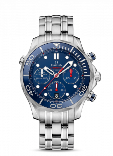 Seamaster Diver 300M Co-Axial 44 Chronograph Stainless Steel / Blue / Bracelet