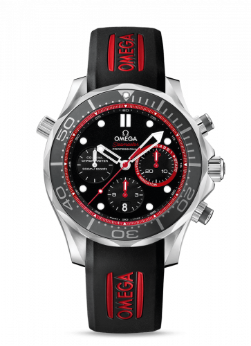 Seamaster Diver 300M Co-Axial 44 Regatta Chronograph Stainless Steel / Black / Rubber / ETNZ