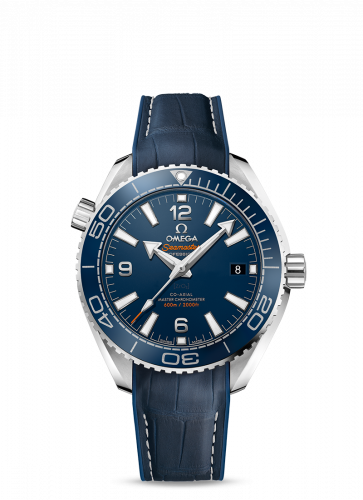 Seamaster Planet Ocean 600M Co-Axial 39.5 Master Chronometer Stainless Steel / Blue / Alligator