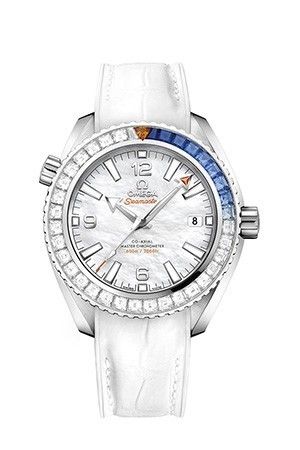 Seamaster Planet Ocean 600M Co-Axial 39.5 Master Chronometer White Gold / Diamond / MOP