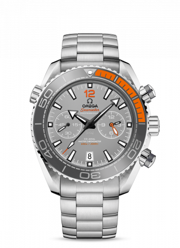 Seamaster Planet Ocean 600M Co-Axial 45.5 Master Chronometer Chronograph Titanium / Grey / Bracelet