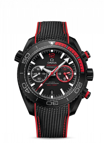 Seamaster Planet Ocean 600M Co-Axial 45.5 Master Chronometer Chronograph Deep Black Red / Volvo Ocean Race