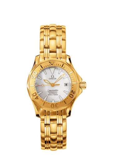 Seamaster Diver 300M Automatic 28 Yellow Gold / White / Bracelet