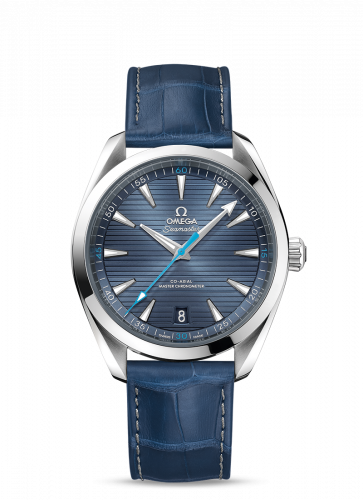 Seamaster Aqua Terra 150M Master Chronometer 41 Stainless Steel / Blue / Alligator