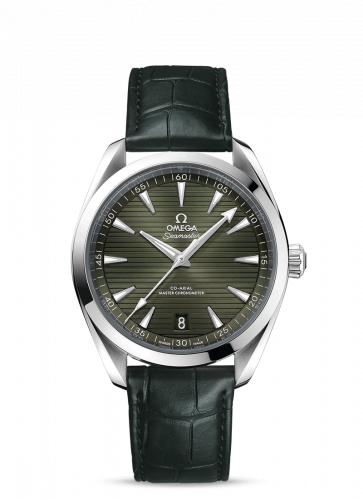 Seamaster Aqua Terra 150M Master Chronometer 41 Stainless Steel / Green / Alligator