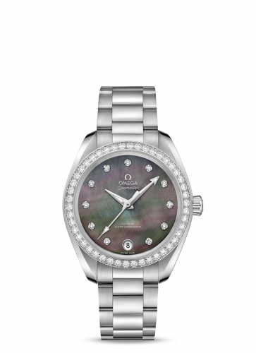 Seamaster Aqua Terra 150M Master Chronometer 34 Stainless Steel / Diamond / Brown MOP / Bracelet