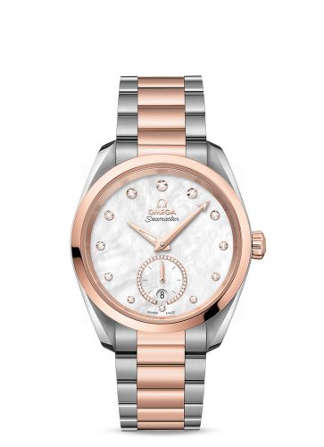 Seamaster Aqua Terra 150M Master Chronometer Small Seconds 38 Stainless Steel / Sedna Gold / MOP - Diamond / Bracelet
