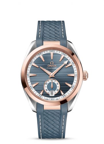 Seamaster Aqua Terra 150M Master Chronometer Small Seconds 41 Stainless Steel / Sedna Gold / Blue / Rubber
