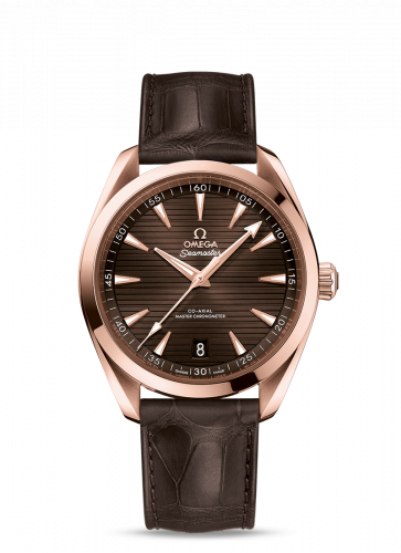 Seamaster Aqua Terra 150M Master Chronometer 41 Sedna Gold / Brown / Alligator
