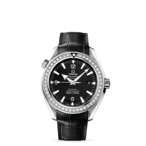 Seamaster Planet Ocean 600M Co-Axial 42 Stainless Steel / Diamond / Black / Alligator
