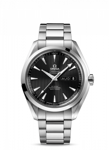 Seamaster Aqua Terra 150M Co-Axial 43 Annual Calendar Stainless Steel / Black / Bracelet
