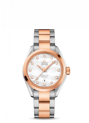 Seamaster Aqua Terra 150M Master Co-Axial Stainless Steel / Red Gold / MOP / Bracelet