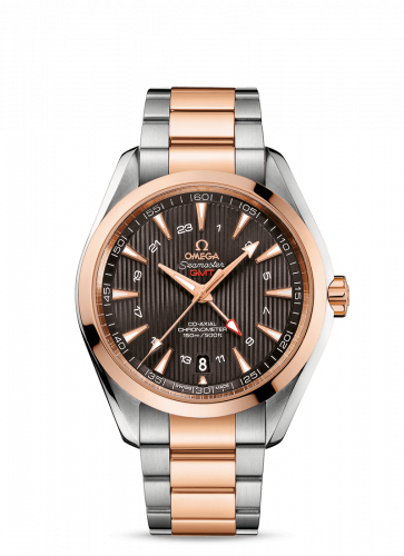 Seamaster Aqua Terra 150M Co-Axial 43 GMT Stainless Steel / Red Gold / Grey / Bracelet