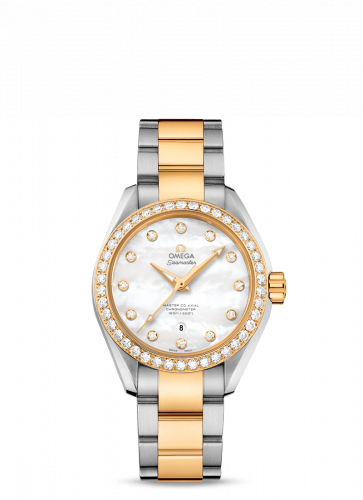 Seamaster Aqua Terra 150M Master Co-Axial 34 Stainless Steel / Yellow Gold / Diamond / MOP / Bracelet