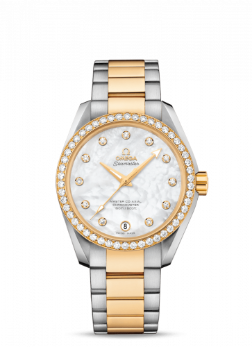 Seamaster Aqua Terra 150M Master Co-Axial 38.5 Stainless Steel / Yellow Gold / Diamond / MOP / Bracelet
