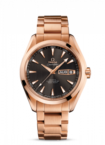 Seamaster Aqua Terra 150m Co-Axial 43 Annual Calendar Red Gold / Grey / Bracelet