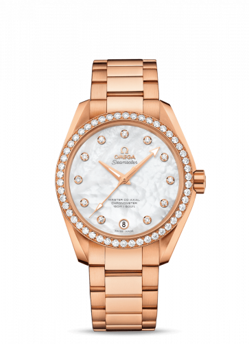 Seamaster Aqua Terra 150M Master Co-Axial 38.5 Red Gold / MOP / Diamond
