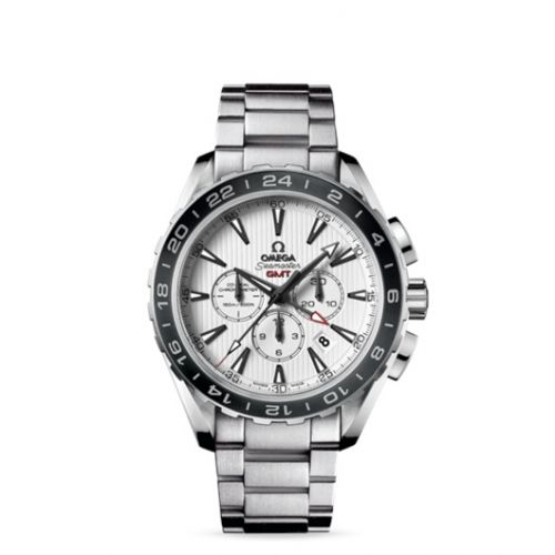 Seamaster Aqua Terra 150M Co-Axial 44 GMT Chronograph Stainless Steel / Silver / Bracelet
