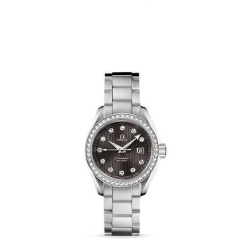 Seamaster Aqua Terra 150M Quartz 30 Stainless Steel / Diamond / Grey / Bracelet