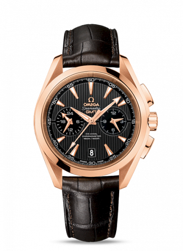 Seamaster Aqua Terra 150M Co-Axial 43 GMT Chronograph Red Gold / Grey