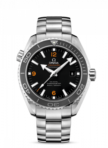 Seamaster Planet Ocean 600M Co-Axial 45.5 Stainless Steel / Orange Numerals / Bracelet / Panama Canal