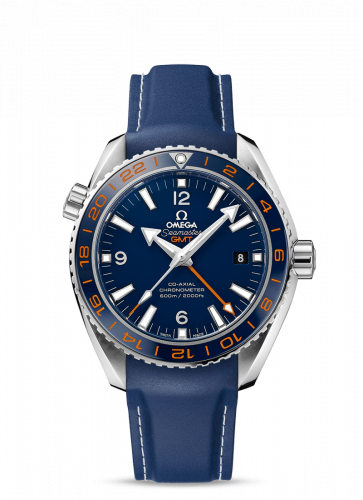 Seamaster Planet Ocean 600M Co-Axial 43.5 GMT Stainless Steel / GoodPlanet / Rubber