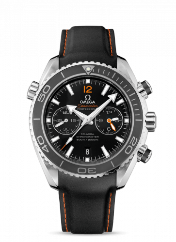 Seamaster Planet Ocean 600M Co-Axial 45.5 Chronograph Stainless Steel / Orange Numerals / Rubber