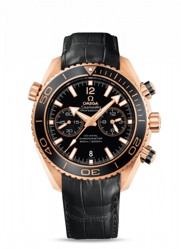 Seamaster Planet Ocean 600M Co-Axial 45.5 Chronograph Red Gold / Ceragold / Alligator